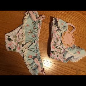 Two piece bathing suit